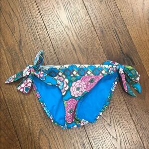 Floral Blue Kids Swim Bottom